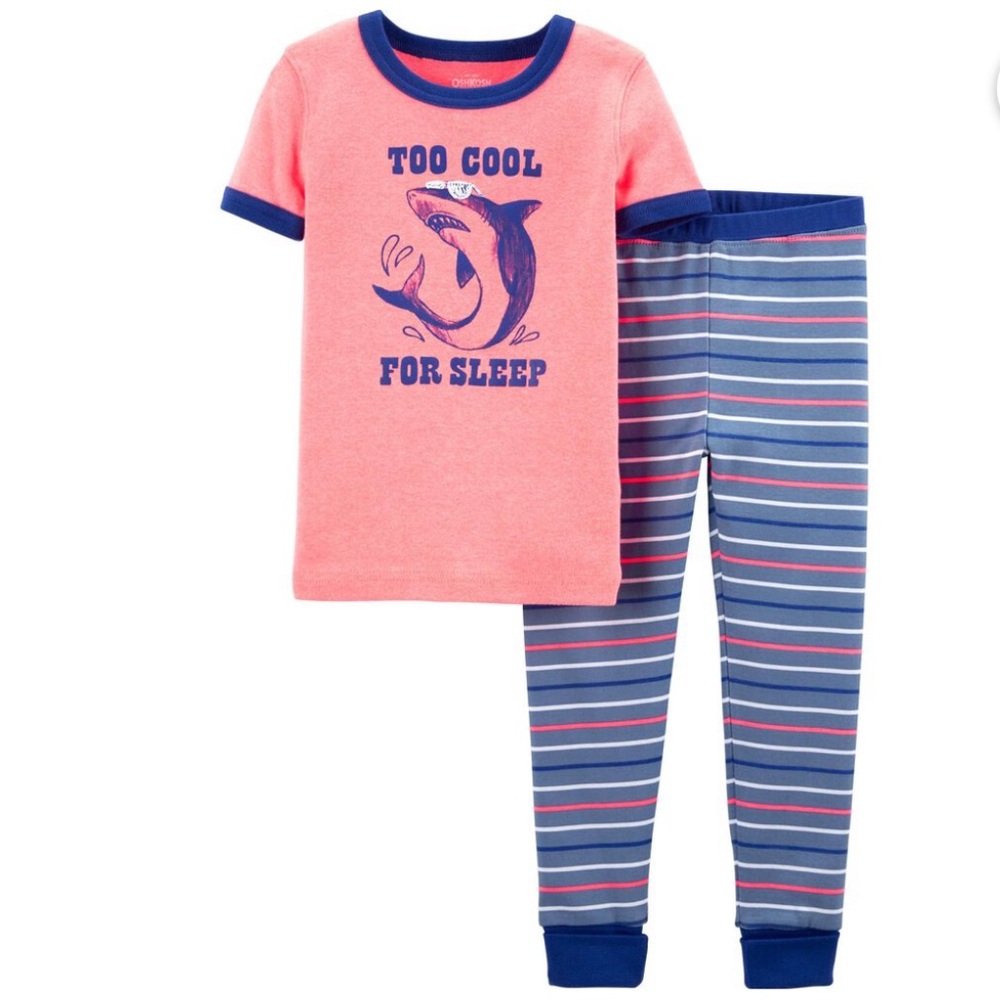 OshKosh B’gosh Infant Boys Too Cool For Sleep Pajamas